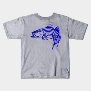 Striped Bass Kids T-Shirt